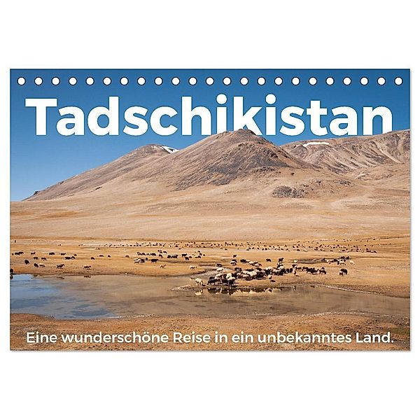Tadschikistan - Eine wunderschöne Reise in ein unbekanntes Land. (Tischkalender 2024 DIN A5 quer), CALVENDO Monatskalender, M. Scott