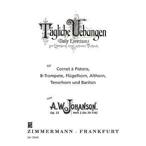 Tägliche Übungen op.25, Trompete, August Wassiljewitsch Johanson