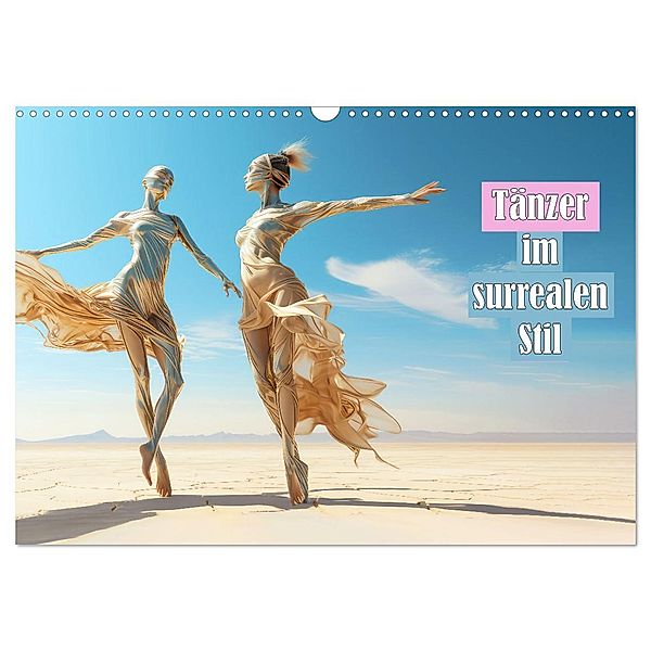 Tänzer im surrealen Stil (Wandkalender 2024 DIN A3 quer), CALVENDO Monatskalender, Liselotte Brunner-Klaus