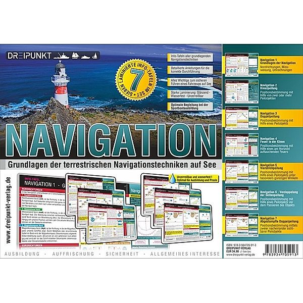 Tafel-Set Navigation, 7 Info-Tafeln, Michael Schulze