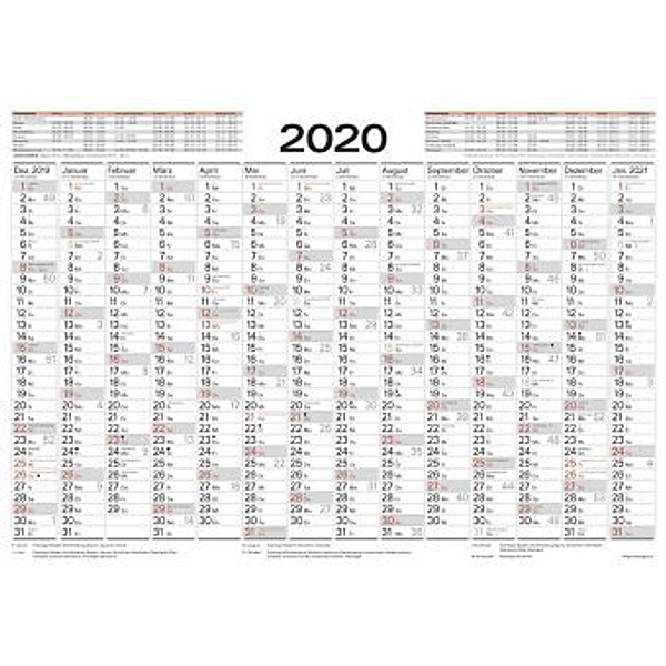 Tafelkalender A4 2020