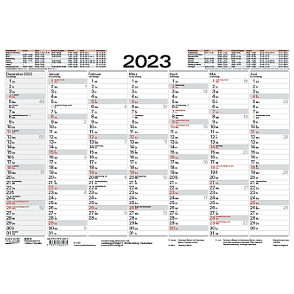 Tafelkalender A4 2023