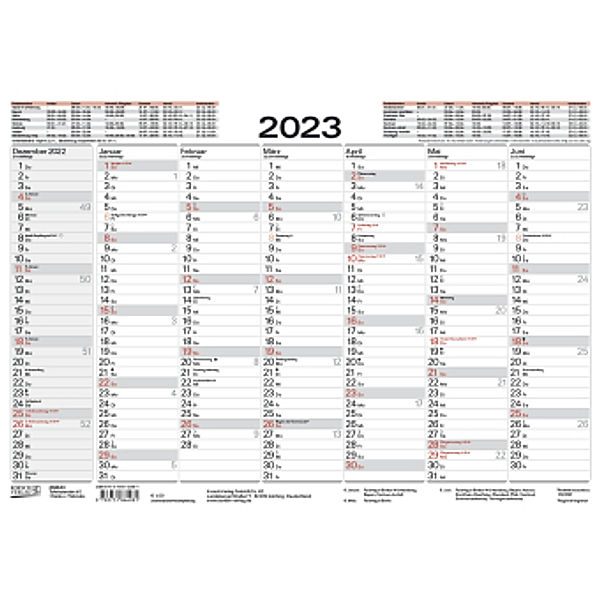 Tafelkalender A5 2023