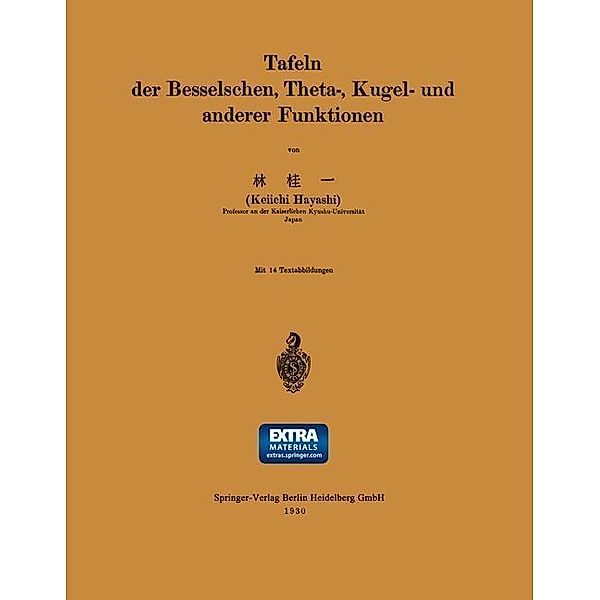 Tafeln der Besselschen, Theta-, Kugel- und anderer Funktionen, Keiichi Hayashi