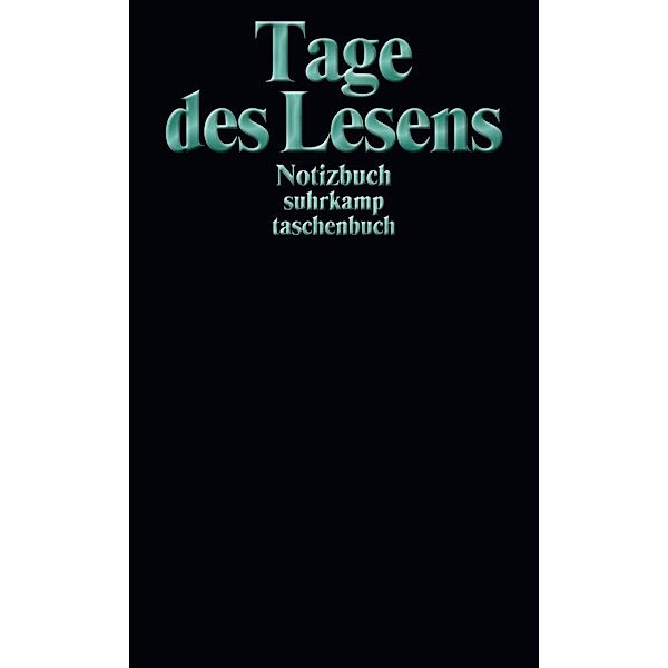 Tage des Lesens. Notizbuch