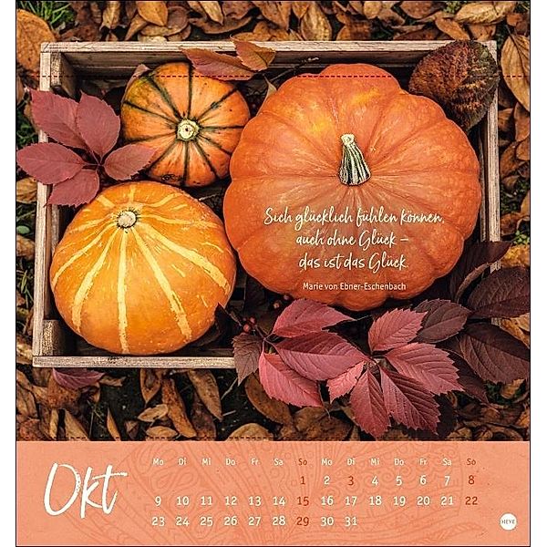 Tage voller Glück Postkartenkalender 2023. Kalender mit Postkarten zum Sammeln und Verschicken. Inspirierende Fotos mit