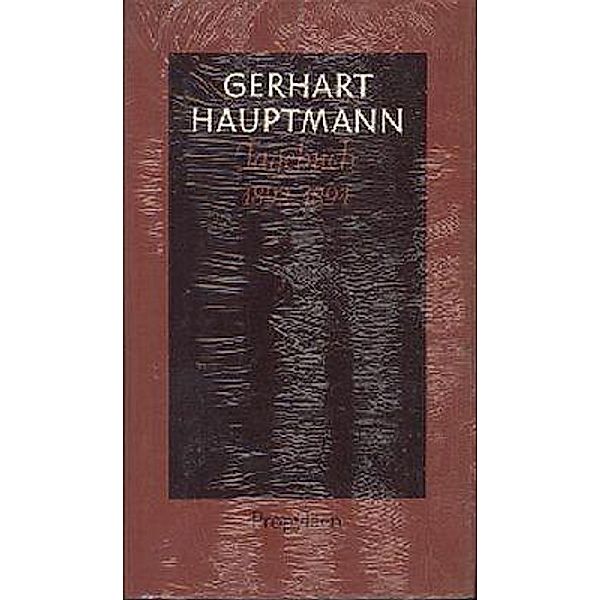 Tagebuch 1892 bis 1894, Gerhart Hauptmann