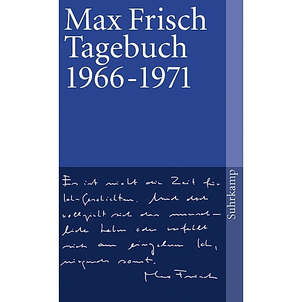 Tagebuch 1966-1971, Max Frisch