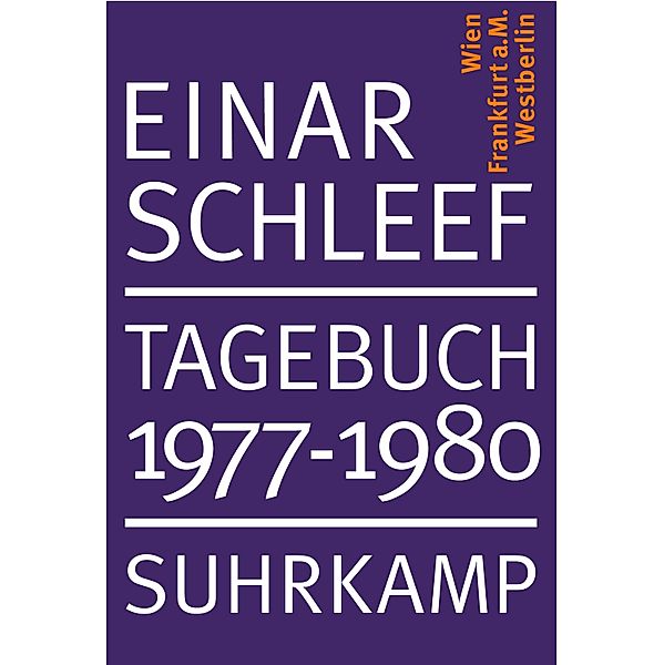 Tagebuch 1977-1980, Einar Schleef