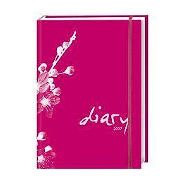 Tages-Agenda A6, modern pink 2017