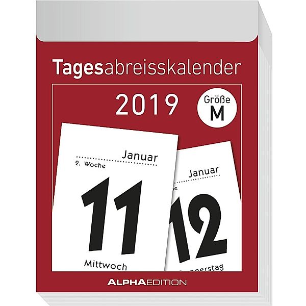 Tagesabreißkalender 2019