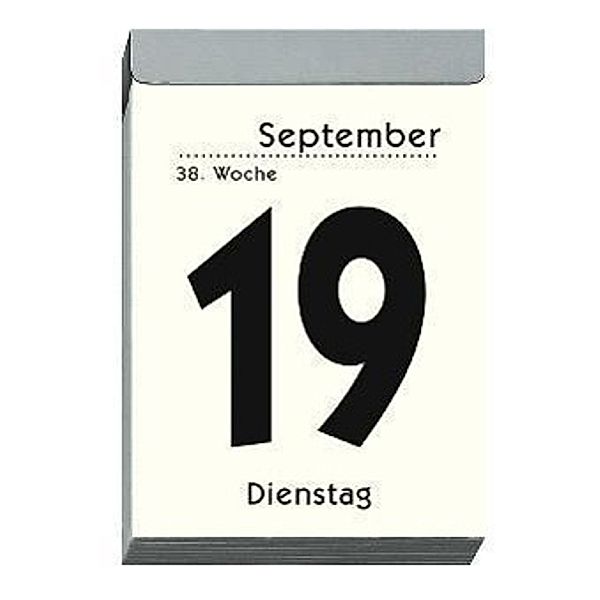 Tagesabreißkalender 2019 Nr. 304-0000