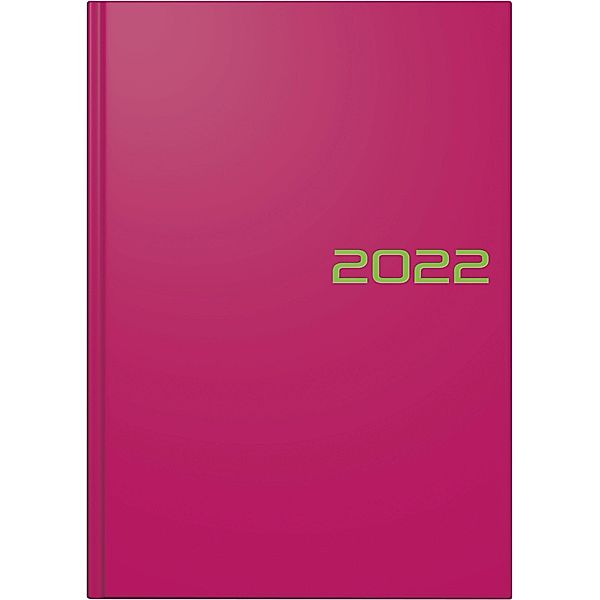 Tageskalender Modell 795 2022, Balacron-Einband pink