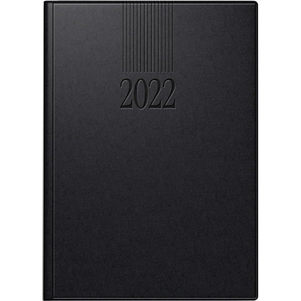 Tageskalender Modell ROMA 1, 2022 schwarz