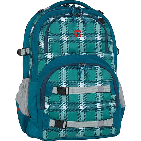 Take it Easy Schulrucksack Oslo Flex TWEED blau