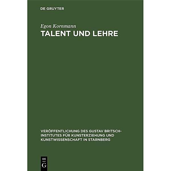Talent und Lehre / Jahrbuch des Dokumentationsarchivs des österreichischen Widerstandes, Egon Kornmann