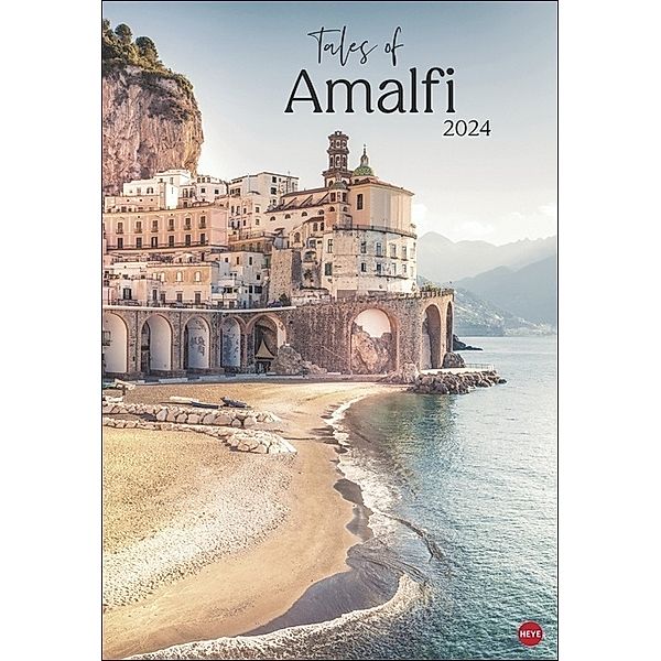 Tales of Amalfi Posterkalender 2024. Ein Kalender im Großformat, in dem sich die Amalfi-Küste in tollen Landschaftsaufnahmen präsentiert. Reisekalender für die Überbrückung zum nächsten Italienurlaub