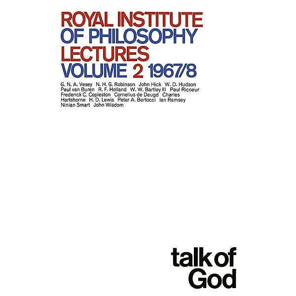 Talk of God / Royal Institute of Philosophy Lectures, NA NA