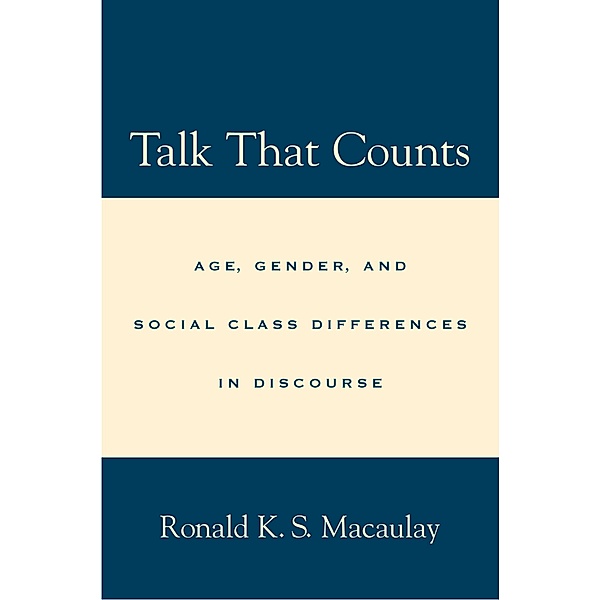 Talk that Counts, Ronald K. S. Macaulay