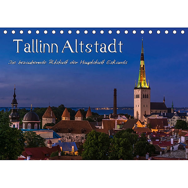 Tallinn Altstadt (Tischkalender 2019 DIN A5 quer), Marcel Wenk