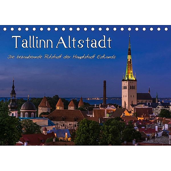 Tallinn Altstadt (Tischkalender 2021 DIN A5 quer), Marcel Wenk
