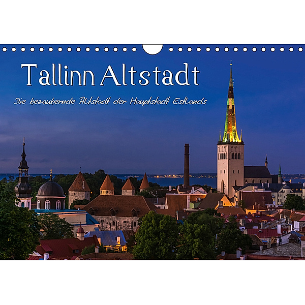 Tallinn Altstadt (Wandkalender 2019 DIN A4 quer), Marcel Wenk