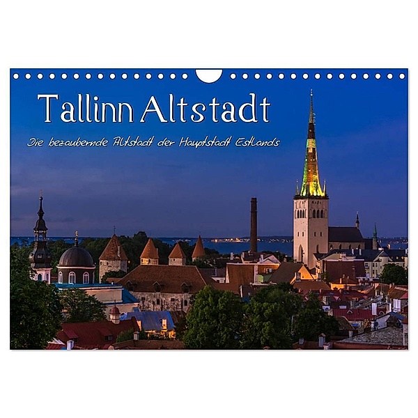 Tallinn Altstadt (Wandkalender 2024 DIN A4 quer), CALVENDO Monatskalender, Marcel Wenk