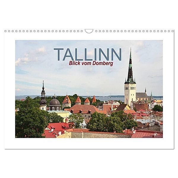 Tallinn Blick vom Domberg (Wandkalender 2025 DIN A3 quer), CALVENDO Monatskalender, Calvendo, Nina Schwarze