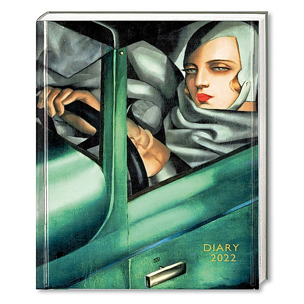 Tamara de Lempicka - Autoporträt - Taschenkalender 2022, Flame Tree Publishing