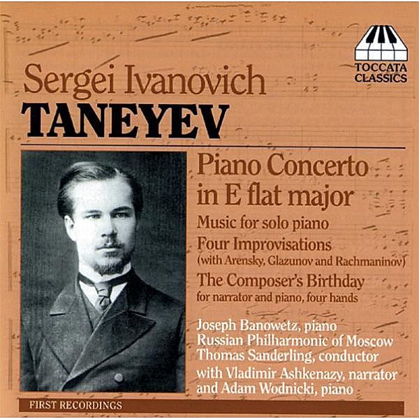 Taneyev Piano Concerto, Banowetz, Sanderling, Russian Philharmonic Of Moscow