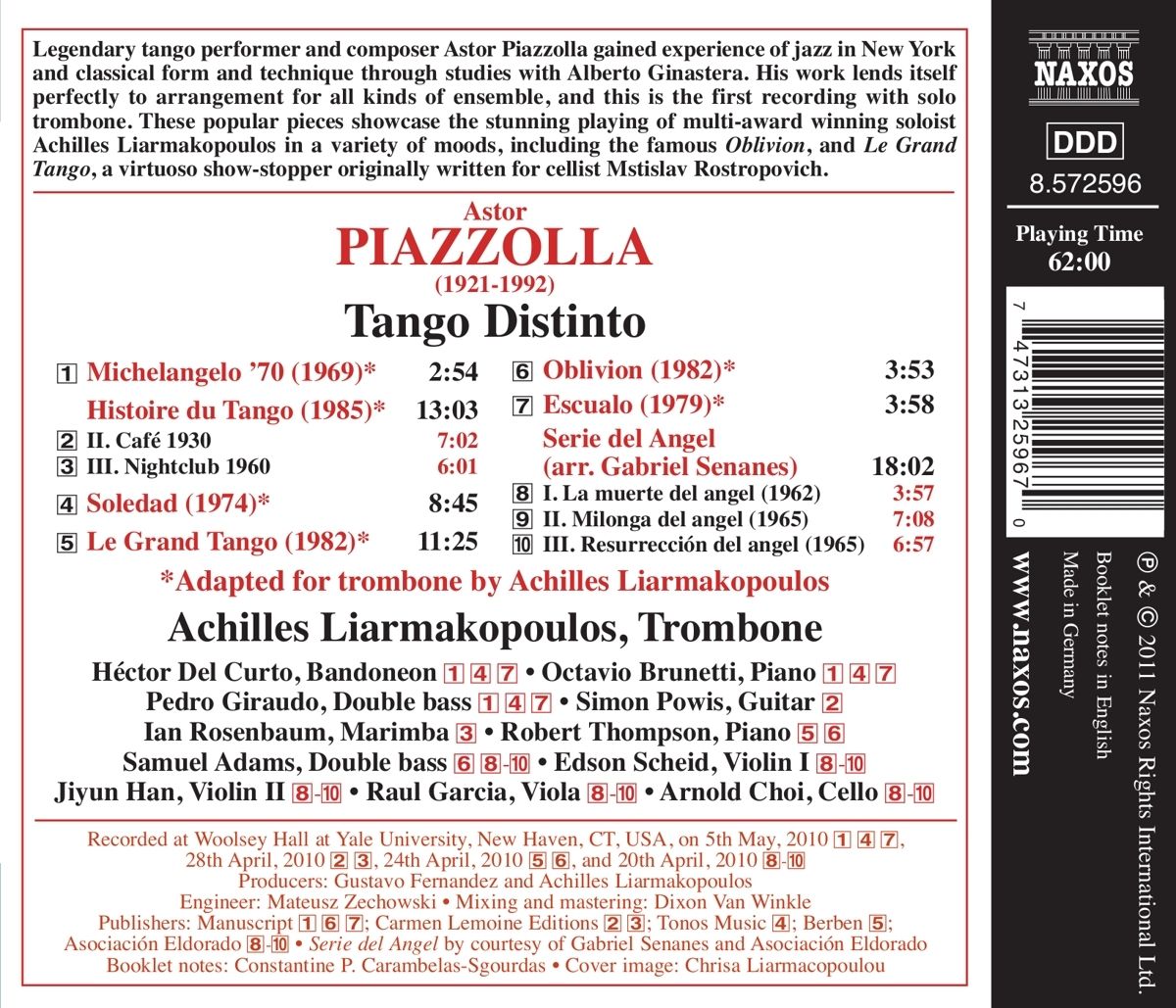 Tango Distinto CD von Achilles Liarmakopoulos bei Weltbild.at