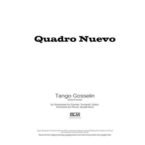 Tango Gosselin, Mulo Francel