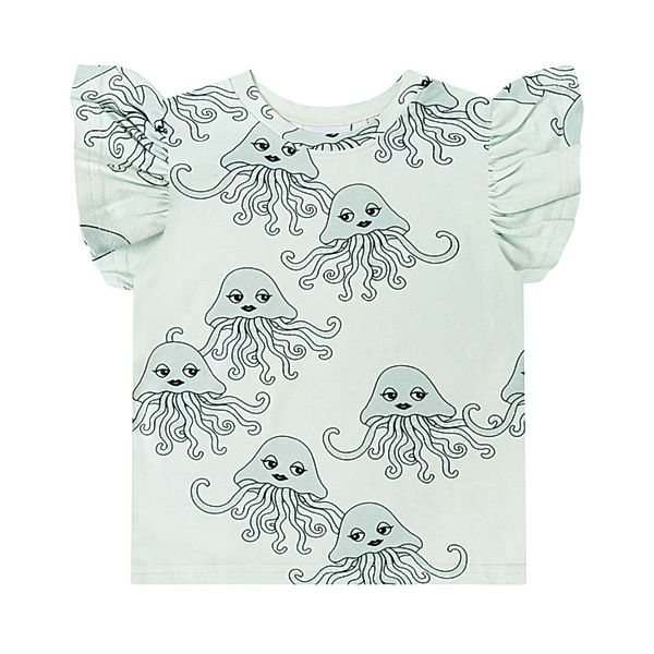 Dear Sophie Tank-Top FRILL - JELLYFISH in mint