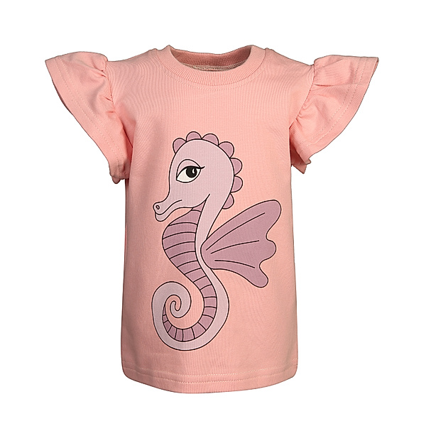 Dear Sophie Tank-Top FRILL - SEAHORSE in pink