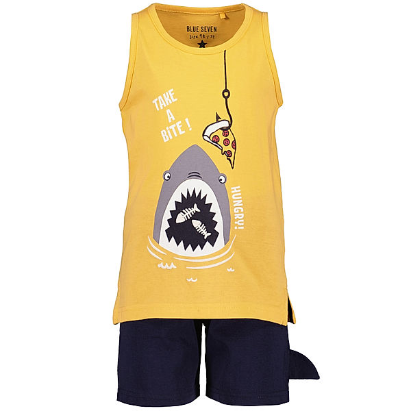 BLUE SEVEN Tank-Top TAKE A BITE mit Shorts in melone