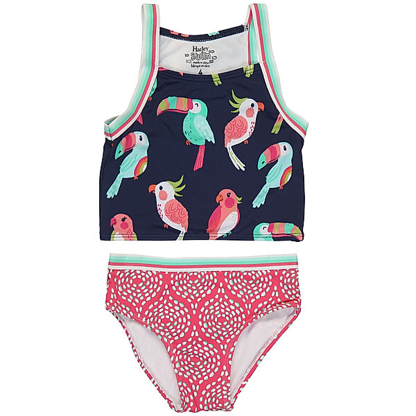 Hatley Tankini TROPICAL BIRDS in navy