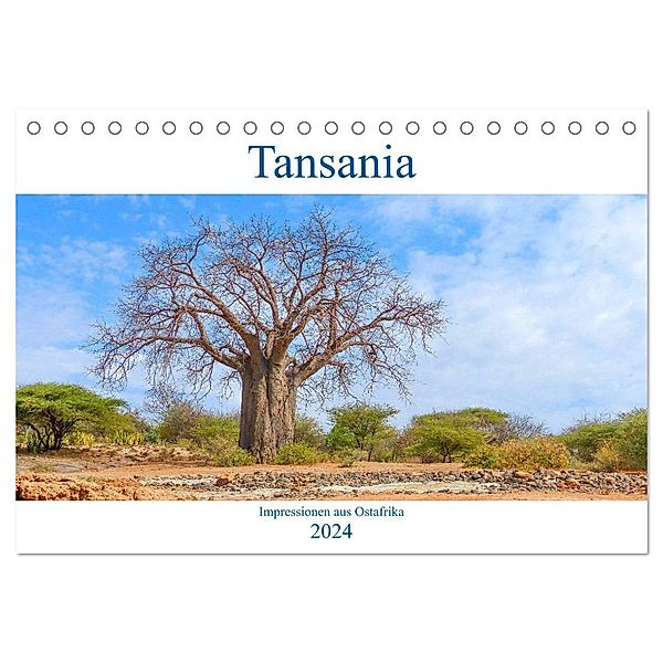 Tansania. Impressionen aus Ostafrika (Tischkalender 2024 DIN A5 quer), CALVENDO Monatskalender, pixs:sell@fotolia; pixs:sell@Adobe Stock