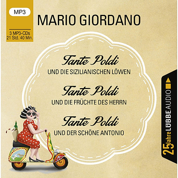 Tante Poldi 1-3,3 Audio-CD, 3 MP3, Mario Giordano