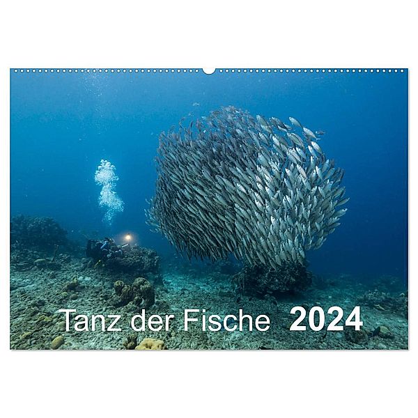 Tanz der Fische (Wandkalender 2024 DIN A2 quer), CALVENDO Monatskalender, Yvonne Kühnast