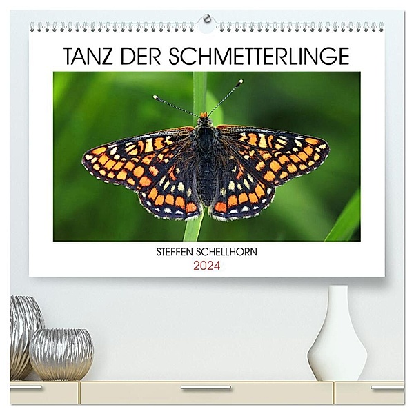 TANZ DER SCHMETTERLINGE (hochwertiger Premium Wandkalender 2024 DIN A2 quer), Kunstdruck in Hochglanz, Steffen Schellhorn