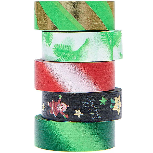 RICO DESIGN Tape-Set CHRISTMAS ROCKS! - AIRBRUSH 5-teilig