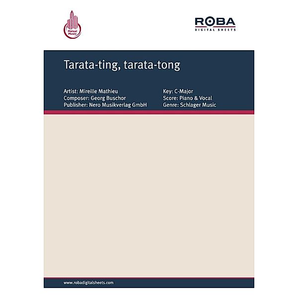 Tarata-ting, tarata-tong, Georg Buschor, Christian Bruhn