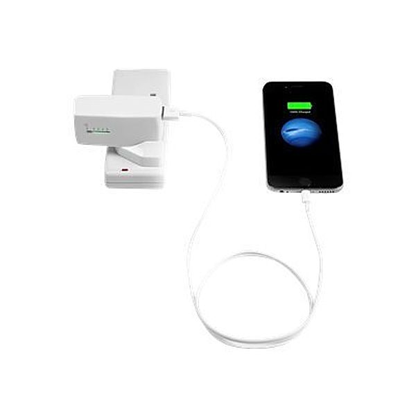 TARGUS 2-in-1 USB Wall Charger and Power Bank White