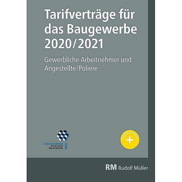 Tarifverträge für das Baugewerbe 2020/2021, Heribert Jöris