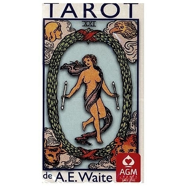 Tarot of A.E. Waite (Blue Edition, Standard, Portuguese), Arthur Edward Waite