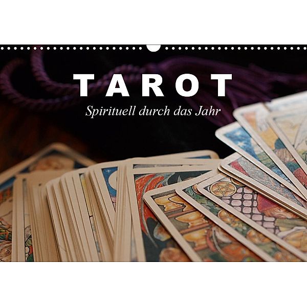 Tarot. Spirituell durch das Jahr (Wandkalender 2021 DIN A3 quer), Elisabeth Stanzer