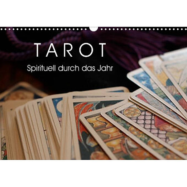 Tarot. Spirituell durch das Jahr (Wandkalender 2022 DIN A3 quer), Elisabeth Stanzer