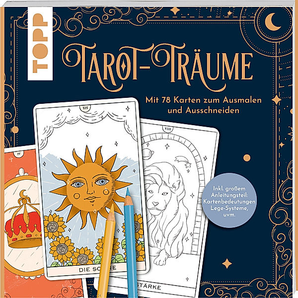 Tarot-Träume - Das Ausmalbuch, frechverlag