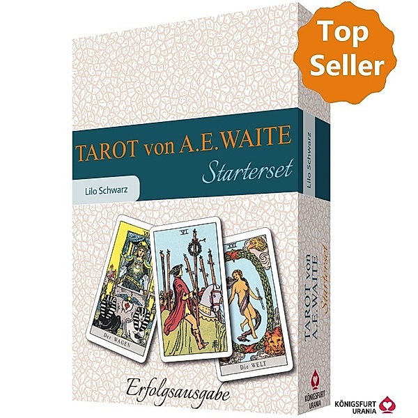 Tarot von A. E. Waite, Starterset, m. Rider/Waite-Tarotkarten, Lilo Schwarz