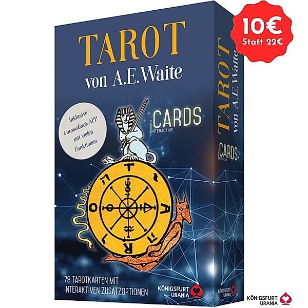 Tarot von A.E. Waite, Tarotkarten, Arthur Edward Waite, Hajo Banzhaf, Noemi Christoph